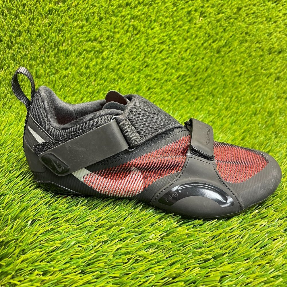 Nike‎ SuperRep Cycle Womens Size 6.5 Black Red Outdoor Cycling Shoes Sneakers